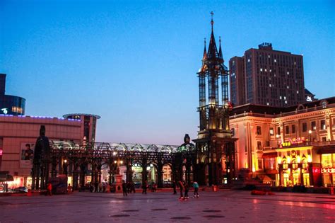 【夜幕下的哈尔滨摄影图片】哈尔滨市风光摄影_红镜头_太平洋电脑网摄影部落