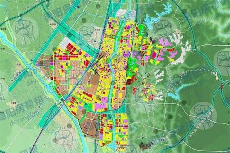 德阳市城市总体规划(2008-2020)图纸