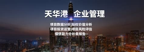 项目投资风险评定报告-深圳市天华港企业管理咨询有限公司