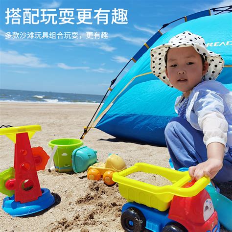 沙滩挖沙土工具玩沙子玩具套装儿童沙漏铲子桶宝宝沙滩车小孩海边_虎窝淘