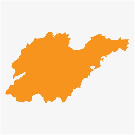 山东省的地图图片