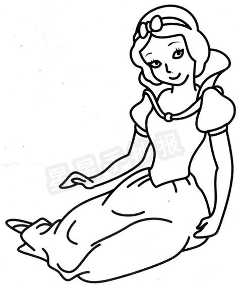 卡通白雪公主图片素材免费下载 - 觅知网