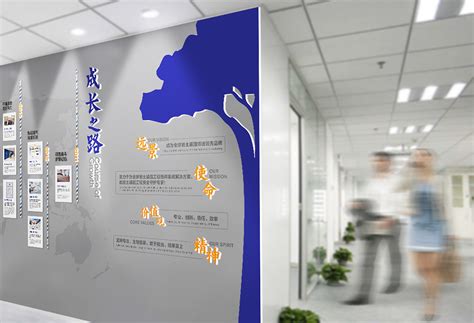 企业形象墙、文化墙设计_洛阳大界-站酷ZCOOL