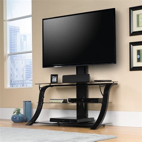 Mainstays Parsons TV Stand for TVs up to 50", True Black Oak - Walmart.com