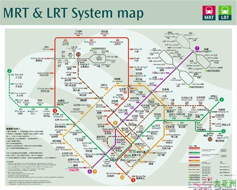 新加坡地铁图中文版_2018新加坡地铁图 - 随意云