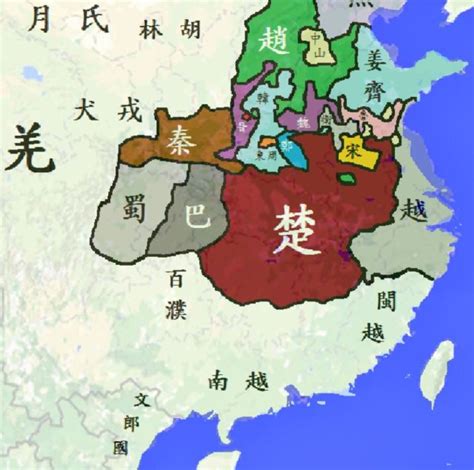 战国时期楚国是现在的哪里地图古今对照(楚国地图演变)-发迹号