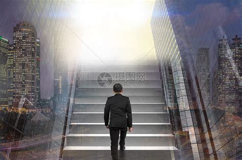 商业 商务 上楼梯的人高清图片下载-正版图片500596235-摄图网
