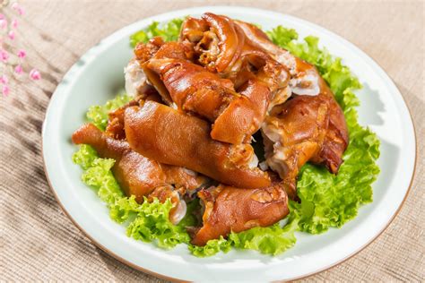 熏酱猪手,中国菜系,食品餐饮,摄影,汇图网www.huitu.com