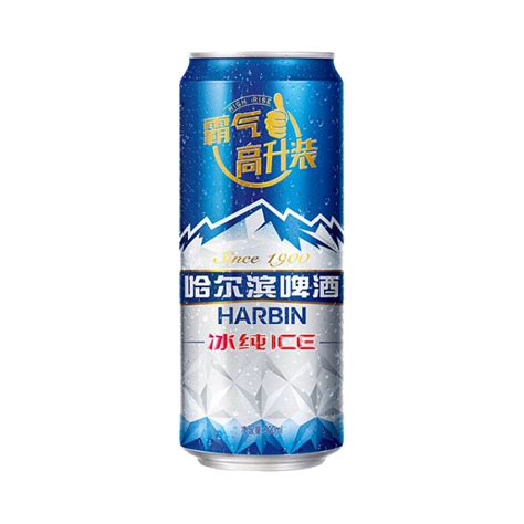哈尔滨啤酒冰爽拉罐500mlX6/12/36罐易大拉罐听装低浓度黄啤整箱_虎窝淘