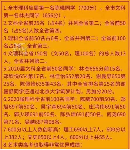 莆田一中2020高考喜报出炉?历年高考升学率高吗?一本上线率是多少