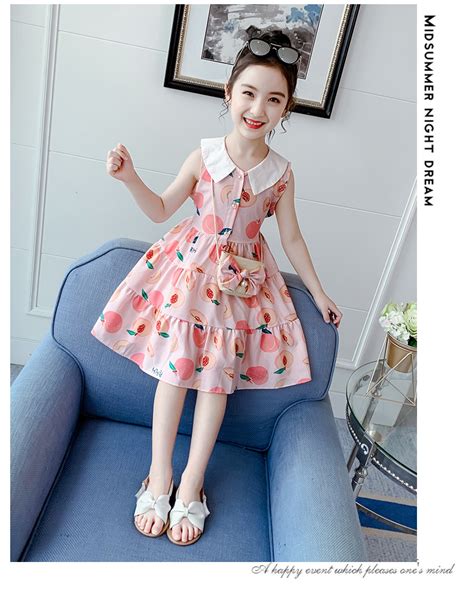 新款2021夏款女童连衣裙纯棉儿童镂空背心裙子夏季公主裙-阿里巴巴