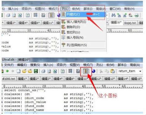 UltraEdit软件列模式的一些使用技巧_ue列模式_WangLanguager的博客-CSDN博客