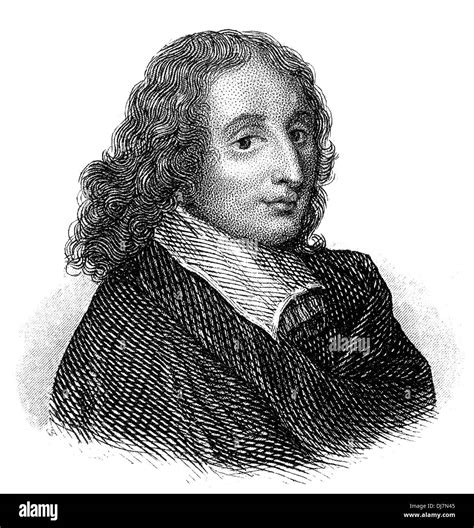Portrait of Blaise Pascal, 1623 - 1662, a French mathematician ...