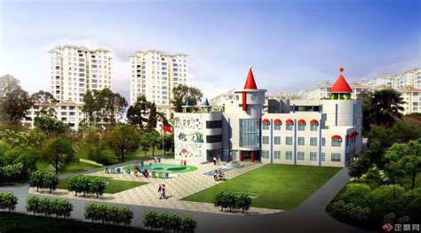 新城幼儿园建筑设计su模型[原创]