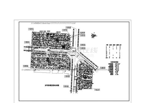 咸宁市建设路某新建居住区总平面规划设计CAD图纸（占地4.7万平米）_城市规划_土木在线