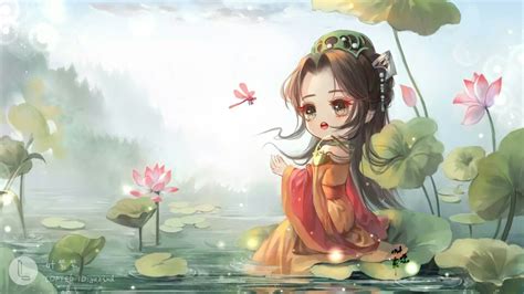 叶紫紫q版古风女生头像