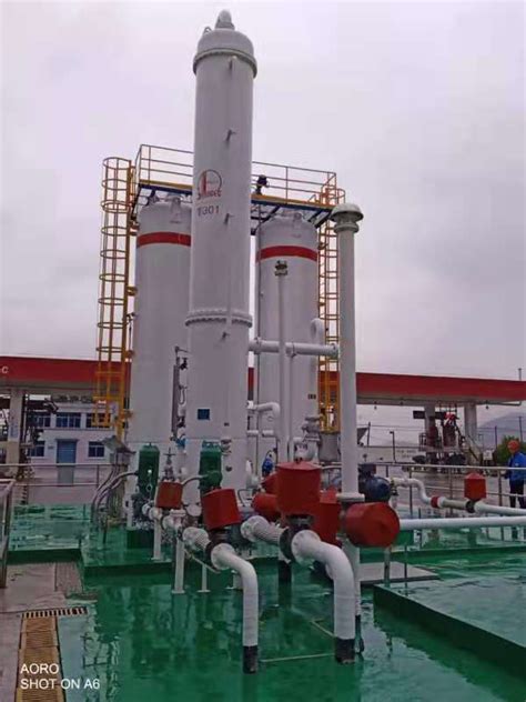 舟山投运全国首套成品油码头油气回收装置