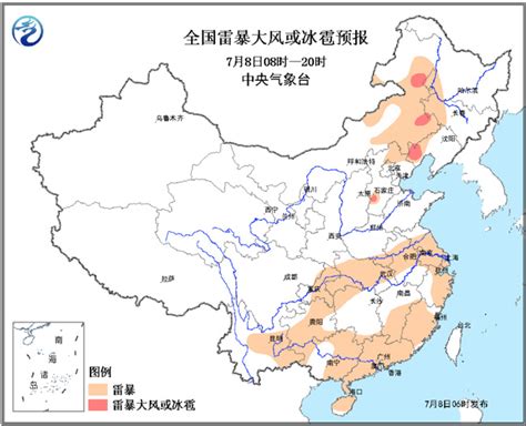 强对流天气黄色预警！京津冀等9省市部分地区将有雷暴大风或冰雹_北晚在线