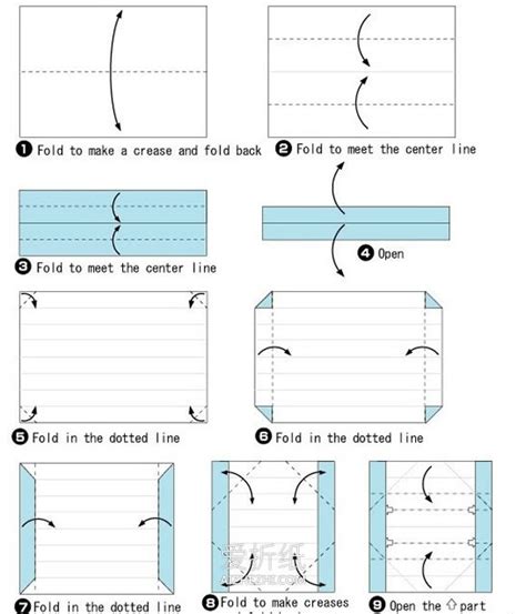 正方形折纸折盒子的简单折法教程(用正方形折纸怎么折盒子) - 抖兔教育