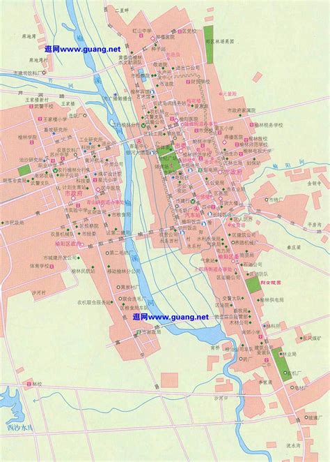 榆林市地图 - 中国地图全图 - 地理教师网