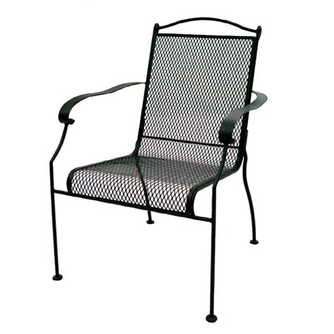 Outdoor Stackable Sling Chair with Flex in Gray - Set of 4 - Walmart ...