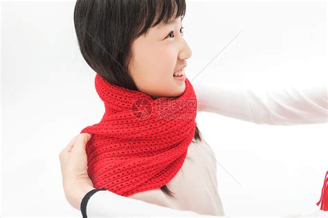 温柔女生戴围巾头像