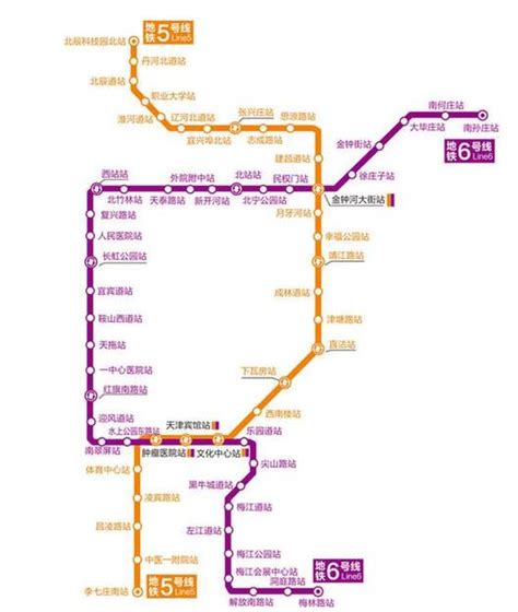 天津地铁5号线延长线线路走向- 天津本地宝