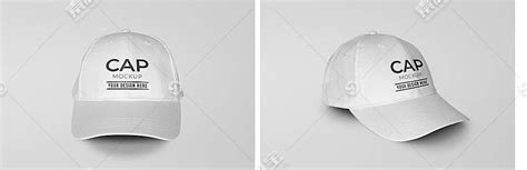 白色帽子设计样机模型(图片ID:2602479)_-服饰样机-样机素材_ 素材宝 scbao.com