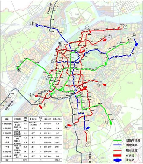 南京地铁线路图（南京地铁2022年开通线路） - 生活 - 布条百科