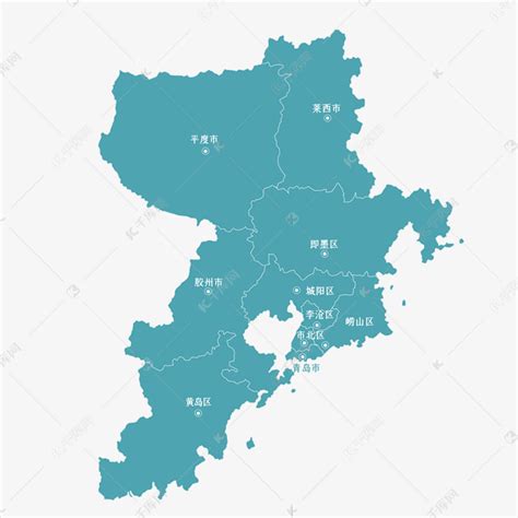 青岛景点分布地图图片
