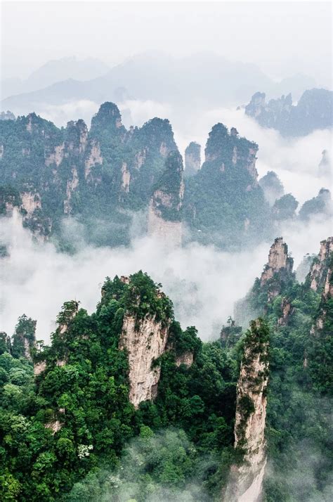 张家界山峰风景日出片图片-包图网