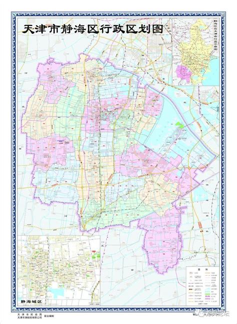 天津市区划分地图（天津6区高清地图） - 生活 - 布条百科