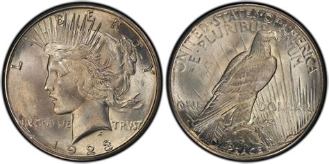 Images of Peace Dollar 1923-S $1 - PCGS CoinFacts