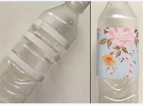 矿泉水瓶50种手工制作 使用剪刀将水瓶开口的上部分剪