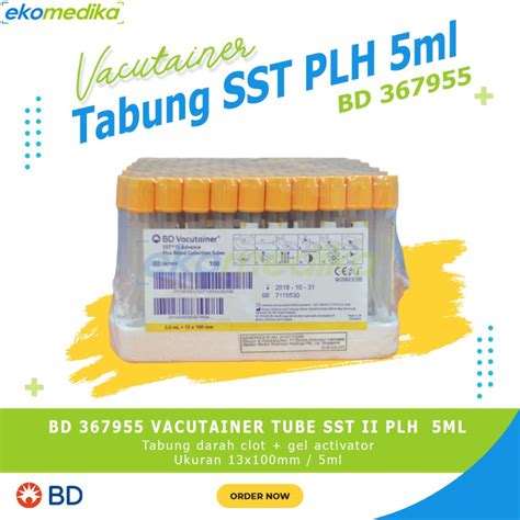 367955 BD Vacutainer provetta siero gel 5.0ml 100pz