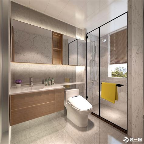 日式纯木风格浴室装修设计图片-上海装潢网