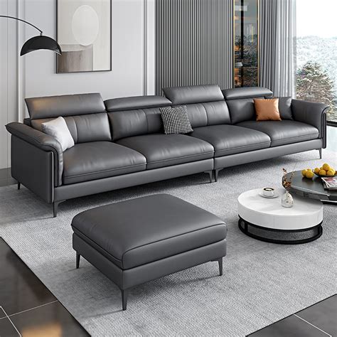 新款大小户型科技布艺沙发简约客厅现代直排可拆洗乳胶多功能家具-淘宝网