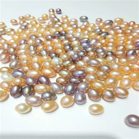 天然色淡水珍珠爱迪生裸珠颗粒珠散珠批发 圆珠圆形珍珠DIY-阿里巴巴