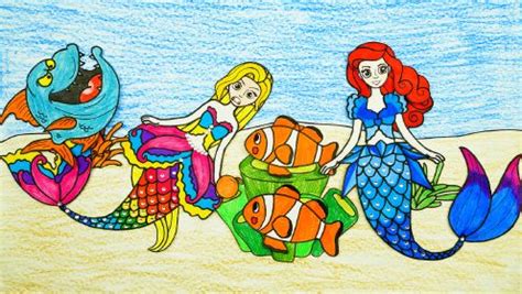 星星童话 美人鱼历险记08：星星和芭比用橙珍珠变回小丑鱼