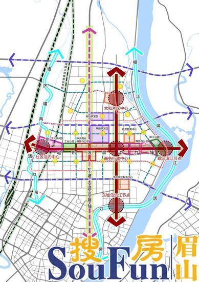 规划图曝光！眉山老城区、东坡岛等12个区域有大变化，你晓得不？|片区|眉山|东坡岛_新浪网