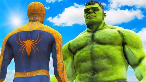 黄色蜘蛛侠对战巨型绿巨人 卡通动画_腾讯视频