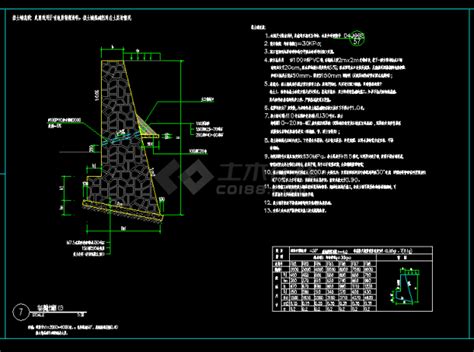 非常详细的挡土墙cad结构大样设计图_节点详图_土木在线
