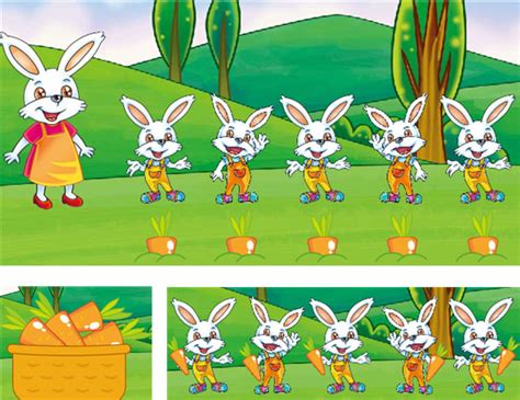 小兔子运萝卜,小兔子萝卜,小兔子种萝卜_大山谷图库
