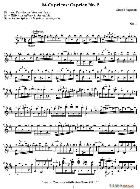 帕格尼尼大练习曲NO.6钢琴谱-日云花-虫虫乐谱
