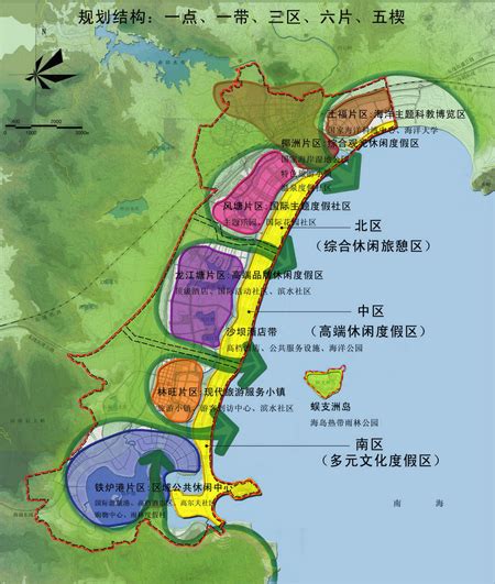 海棠湾分区规划及城市设计[组图]-规划设计_园林吧