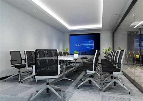 500平米现代简约科技公司办公室装修设计 | 领歌智谷-办公室装修-尚泰装饰设计