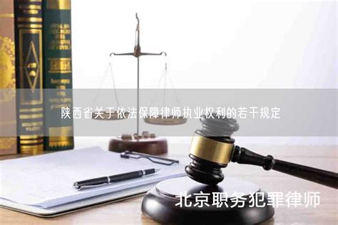 陕西省关于依法保障律师执业权利的若干规定