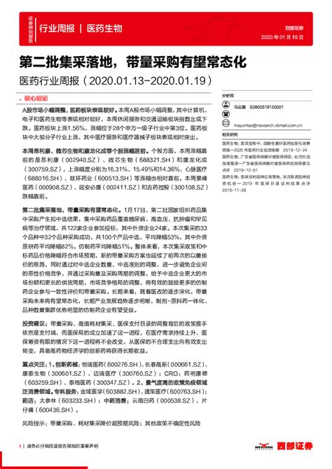 河南省十三省带量采购联盟成立，80个药品可填报预采购量（含目录） - 行业要闻