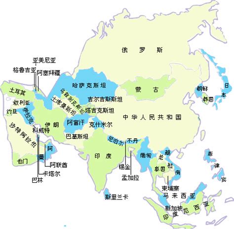 亚洲地形_360百科