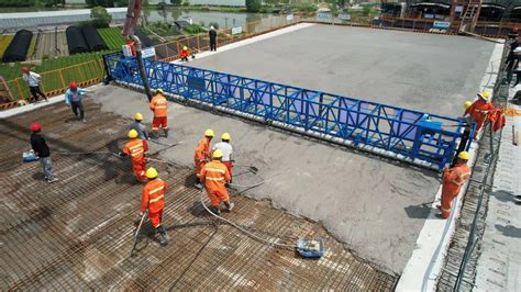 云南建投基础公司保施高速项目首片T梁混凝土浇筑成功 - 砼牛网
